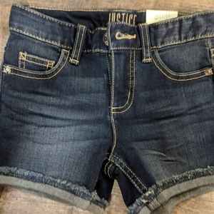 Justice jean shorts